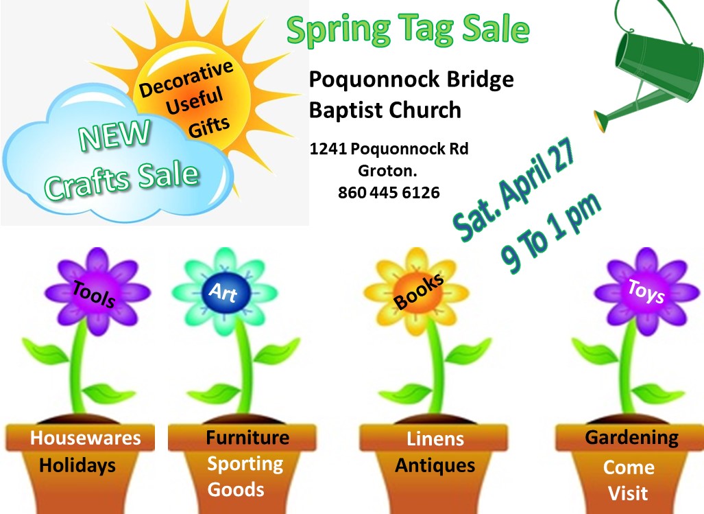 Spring Tag Sale